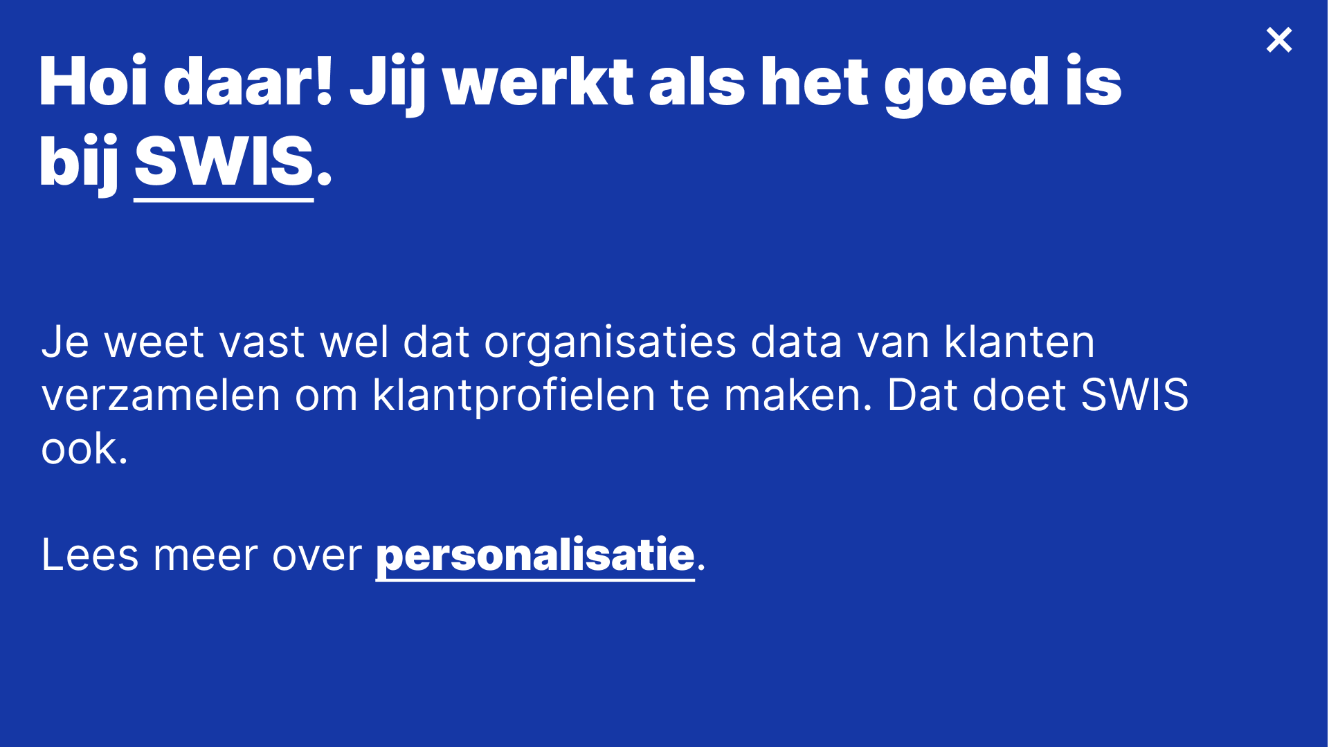 Confrontatie panel DXP