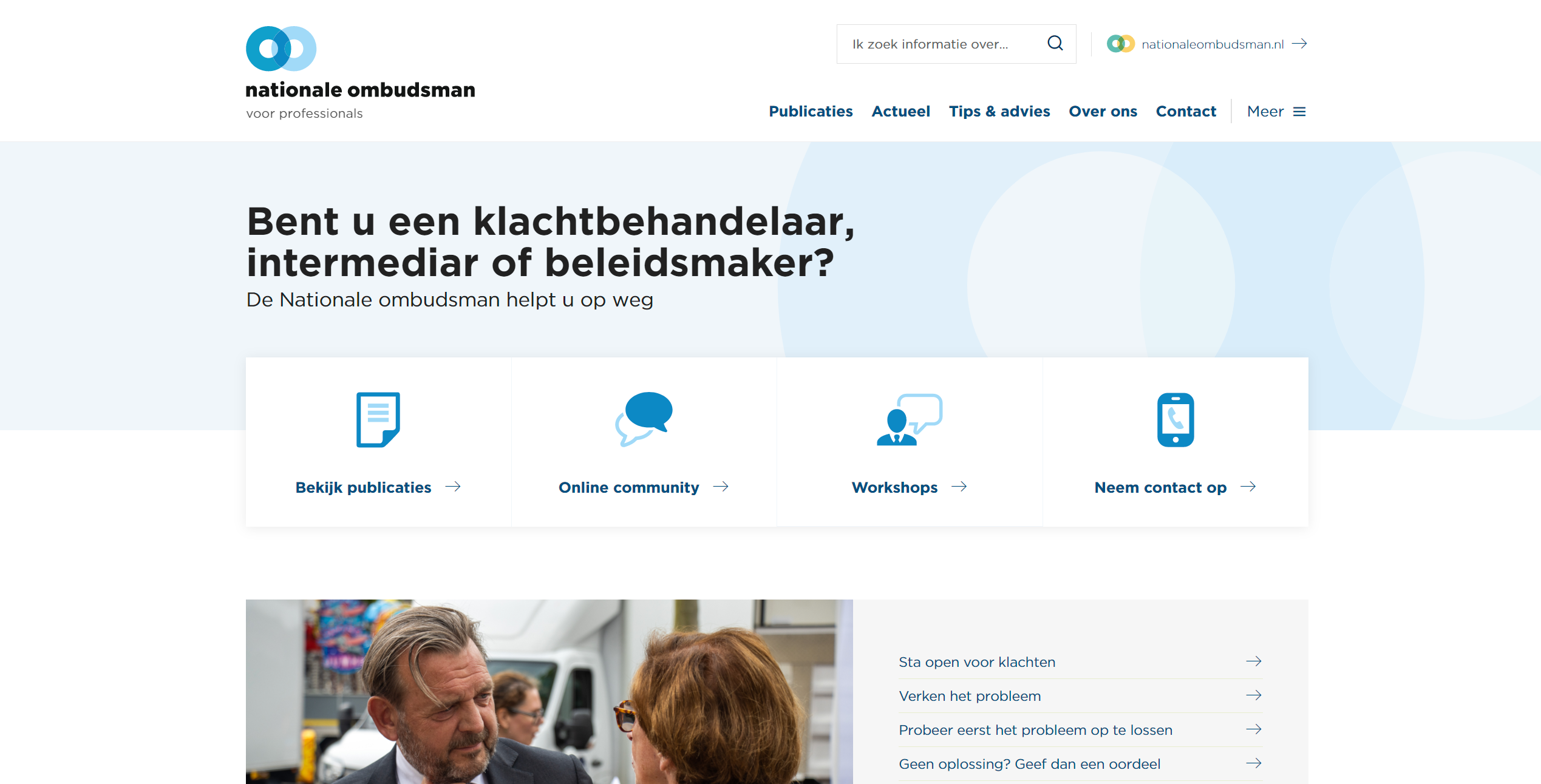 Nationale ombudsman professionals
