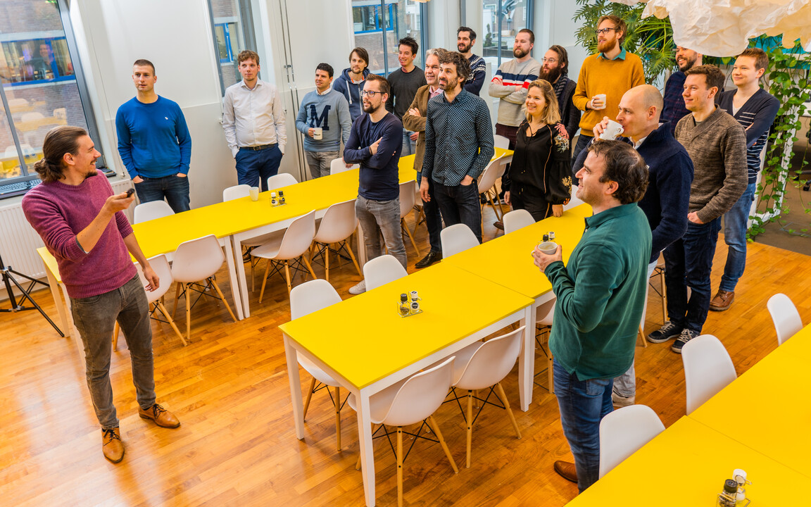 Weekly standup met het team