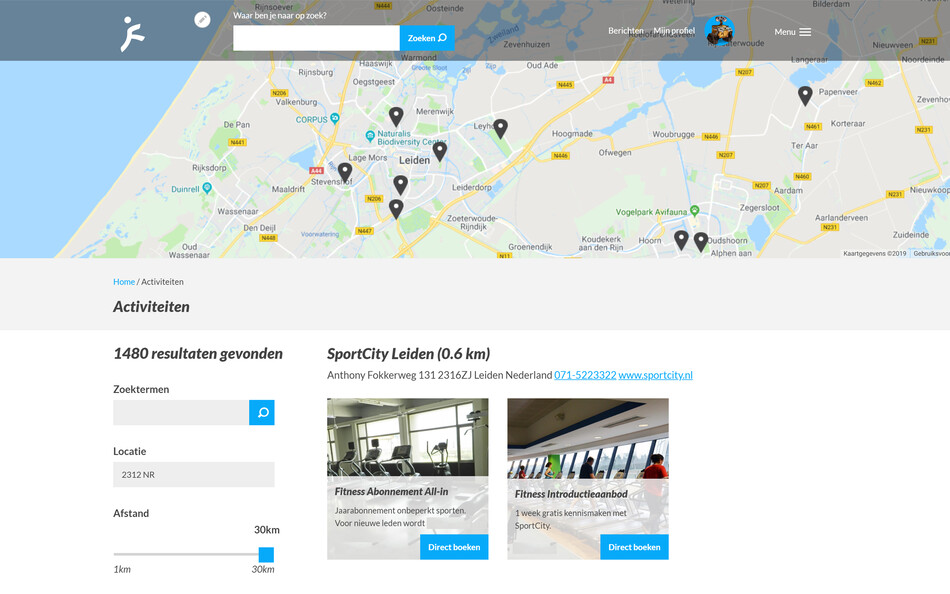 Activiteiten zoeken op mijn gezonde werkvloer