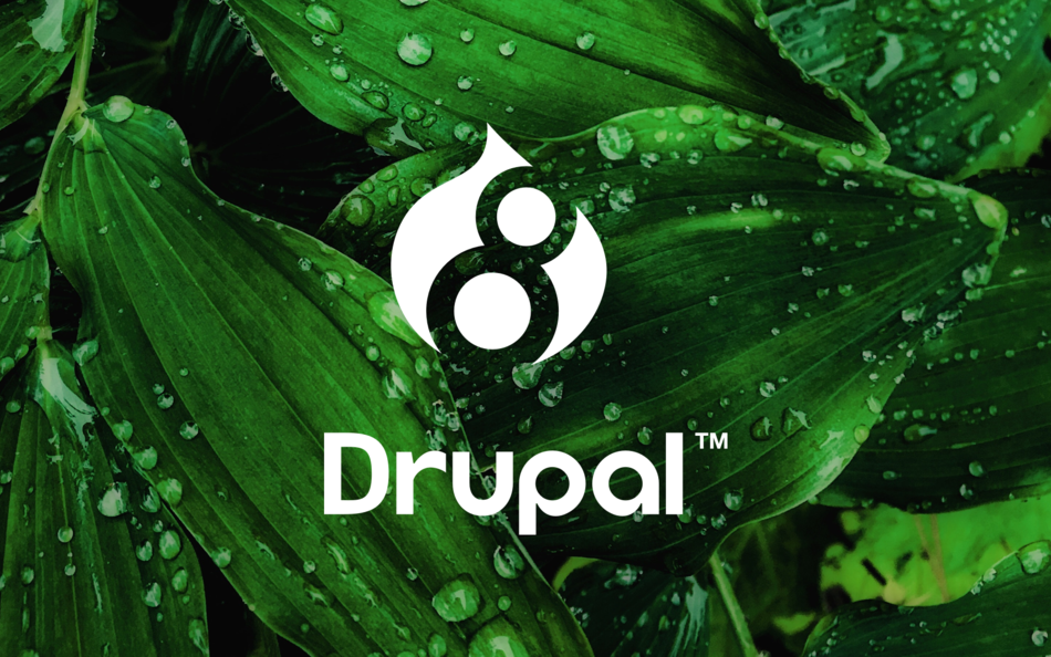 Logo van Drupal 8