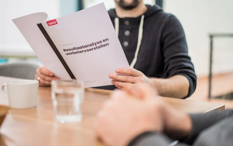 Foto van een UX-optimalisatie rapport