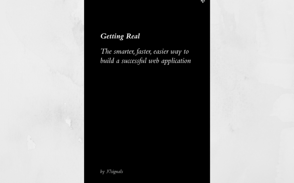 Getting Real (2006), 37 Signals
