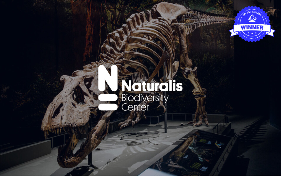 Foto van Naturalis met het logo erop