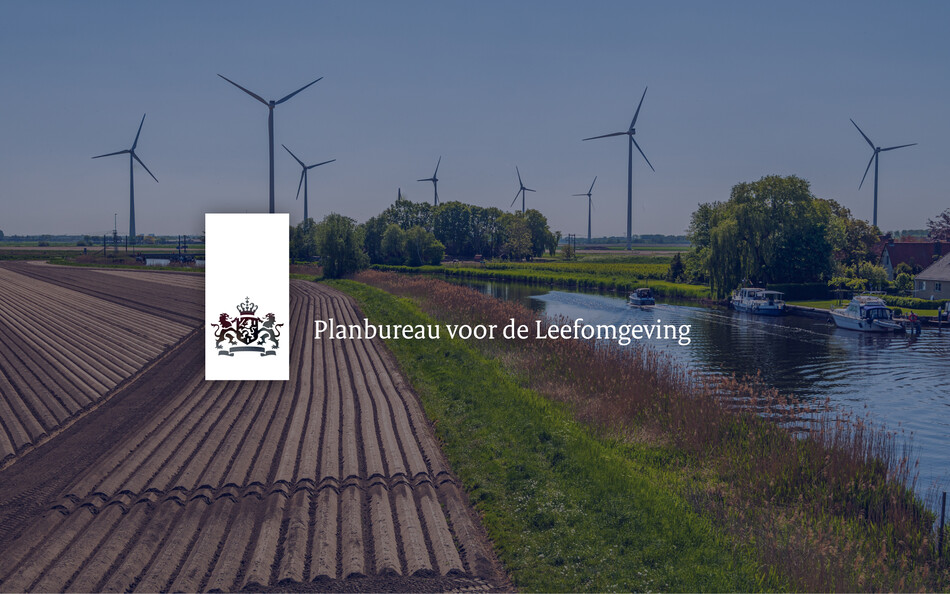 Planbureau van de leefomgeving illustratie met logo