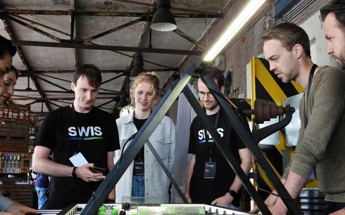 SWIS Tafelvoetbaltoernooi - DrupalJam22 - Alex, Tim en Lisette