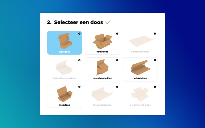 Doos Op Maat calculator