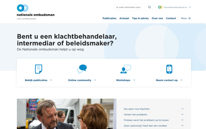 Livegang Nationale ombudsman professionals