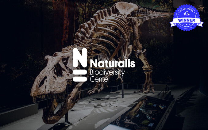 Foto van Naturalis met het logo erop