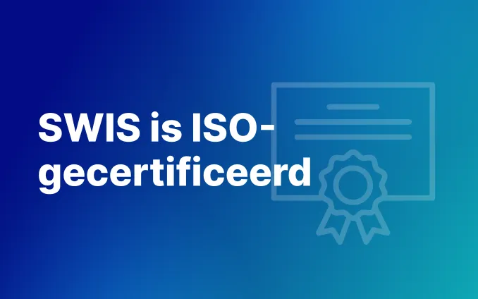 SWIS is ISO-gecertificeerd