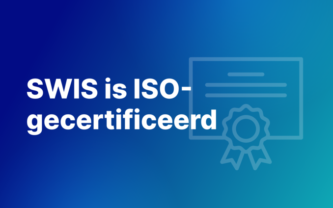 SWIS is ISO-gecertificeerd
